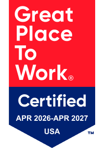 great place to work certified, April 2026 - April 2027